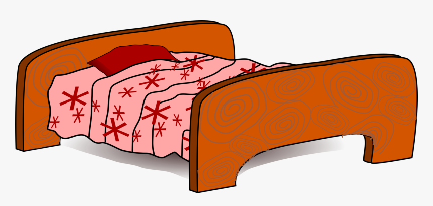 Angle,orange,chair - Bed Clip Art, HD Png Download