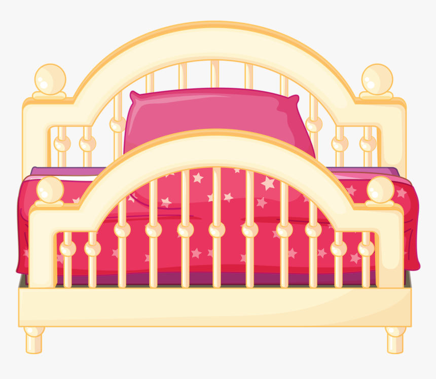 Transparent Muebles Png - Princess Bed Cartoon, Png Download