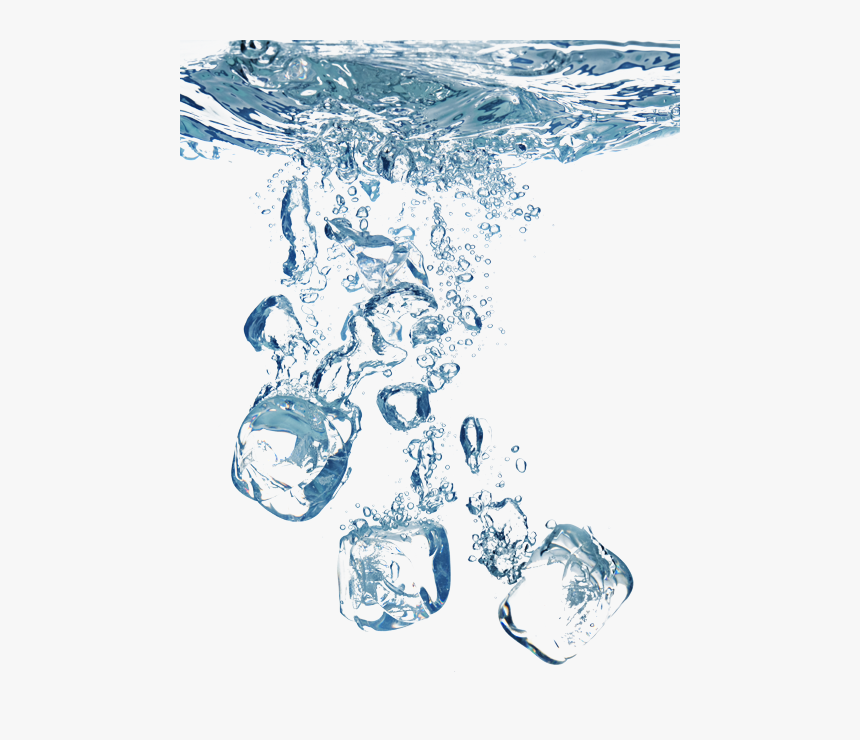 Ice Cube Water Clipart Black