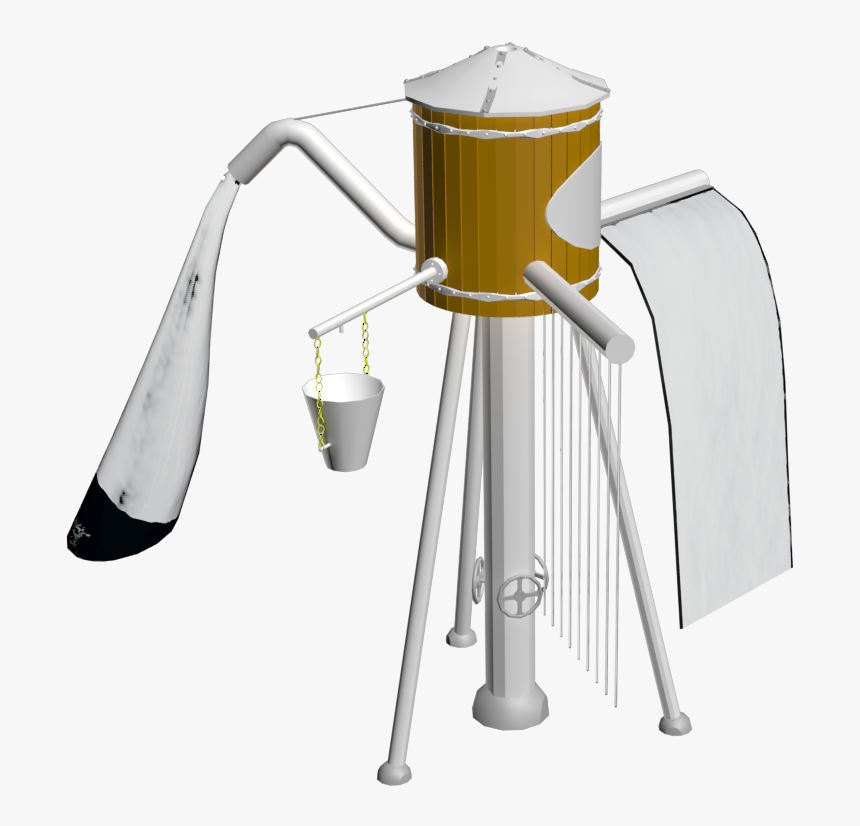 Water Tower Shower Custom - Illustration, HD Png Download