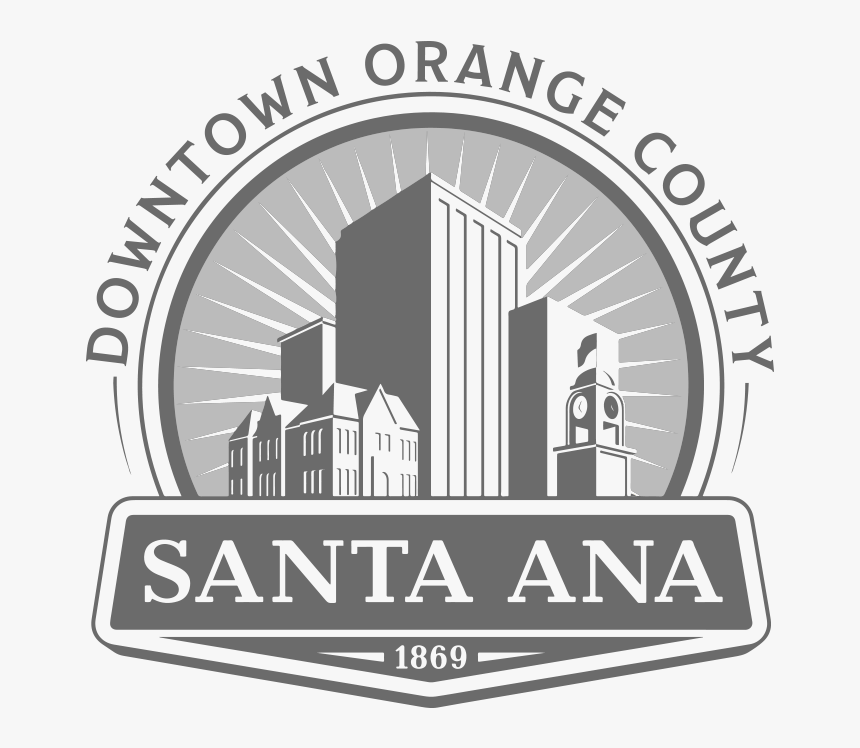 Santa Ana Water Tower Logo , Png Download - Santa Ana Downtown Orange County, Transparent Png