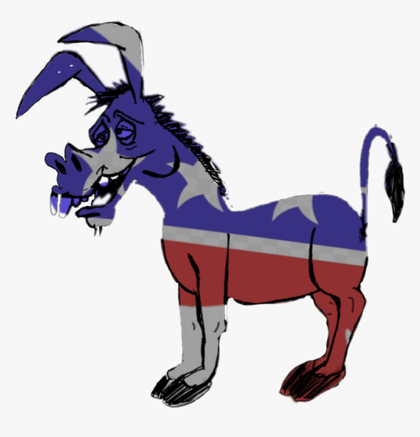 #donkey #mule #democrat #left - Donkey Democrat Png, Transparent Png