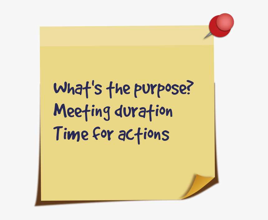 Postit-meetings - Poster, HD Png Download