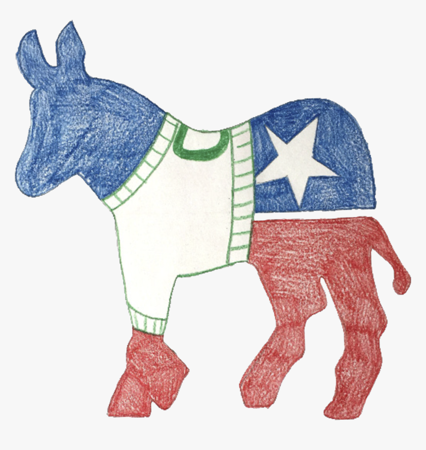 Democrat Donkey Png, Transparent Png