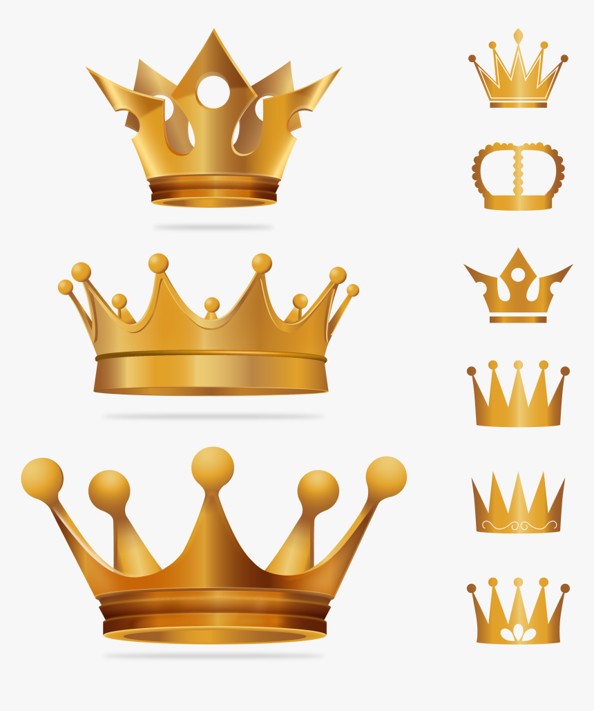 Crown Euclidean Vector - King Crown Vector Png, Transparent Png