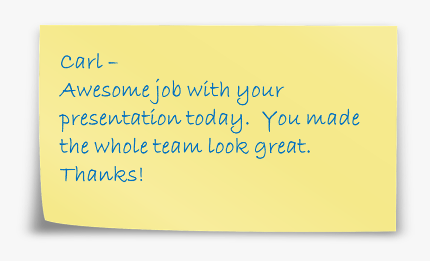 Reward Power Using A Written Note - Prokal, HD Png Download