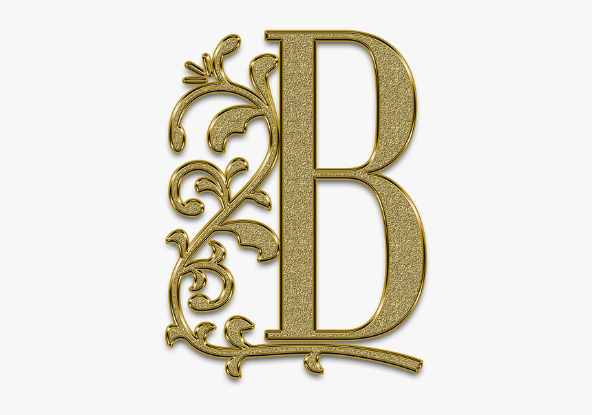 Letter, Monogram, Golden, Gold, Font, Letters, Ligature - Letter Litera Monogram, HD Png Download