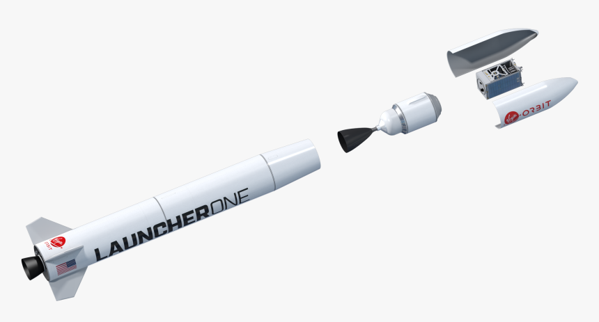A Graphic Of The Launcherone Rocket - Virgin Orbit, HD Png Download
