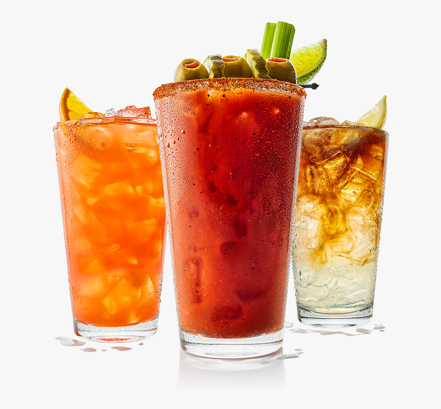 A Buffalo Zoo Cocktail, Bloody Mary, And Long Island - Classic Cocktail, HD Png Download