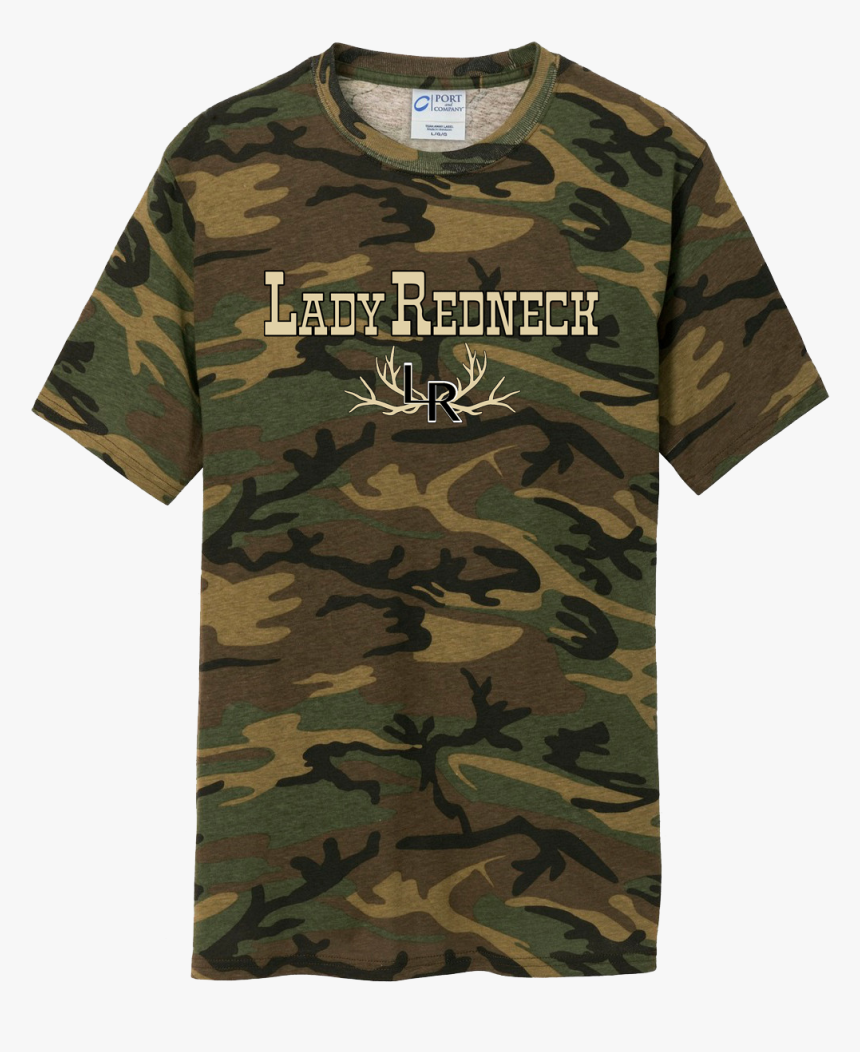 Camo Lady Redneck - Men's Camouflage T Shirt, HD Png Download