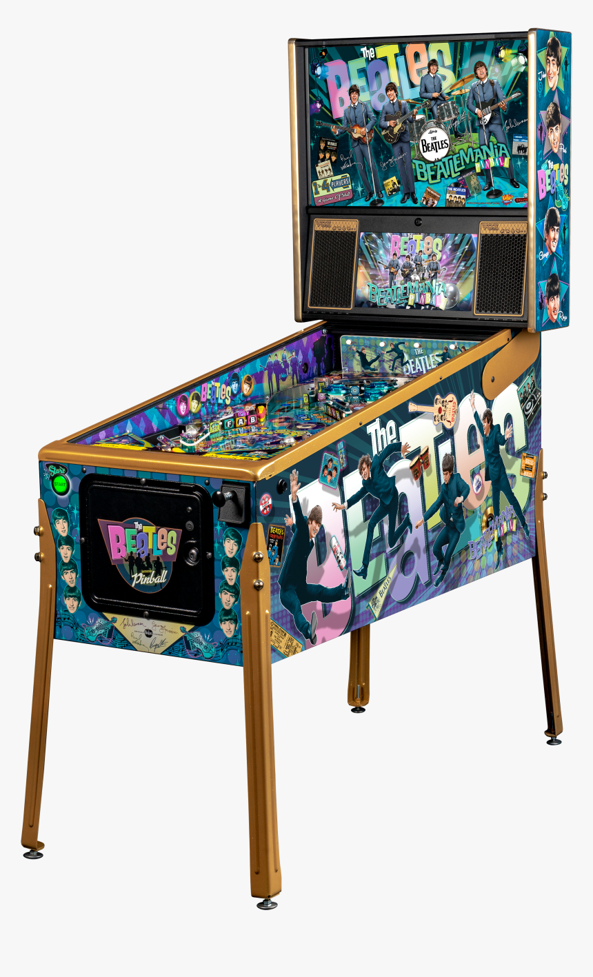 Gold - Beatles Pinball Machine Stern, HD Png Download