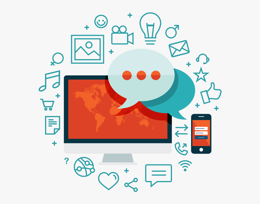 Social Media Management Icon, HD Png Download