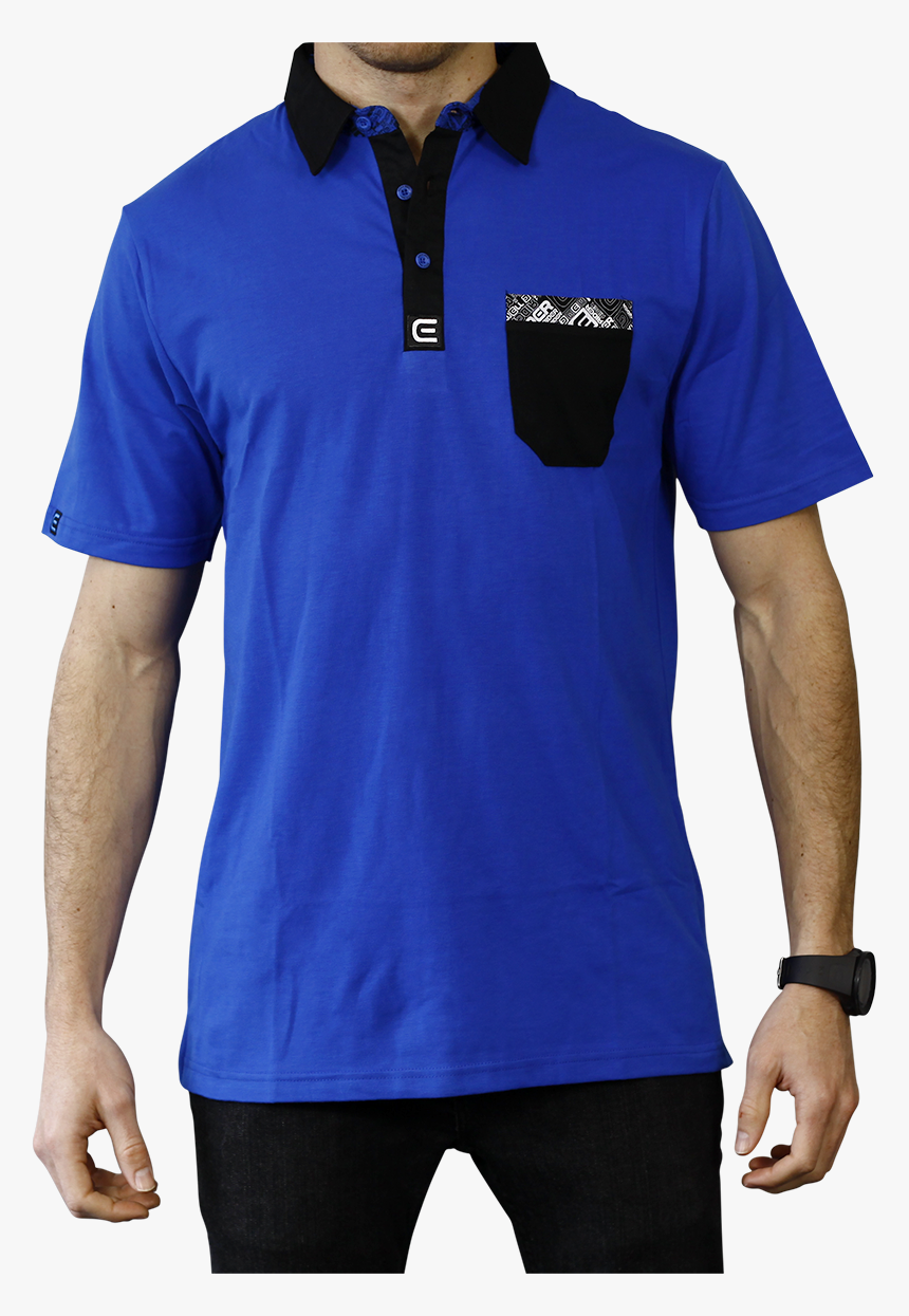 Rockwell Tri-blend Pocket Polo - Polo Shirt, HD Png Download