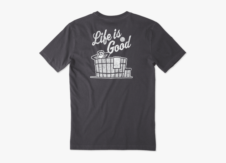 Men S Hot Tub Life Is Good Pocket Crusher Tee - Star Wars Galaxy Edge T Shirt, HD Png Download