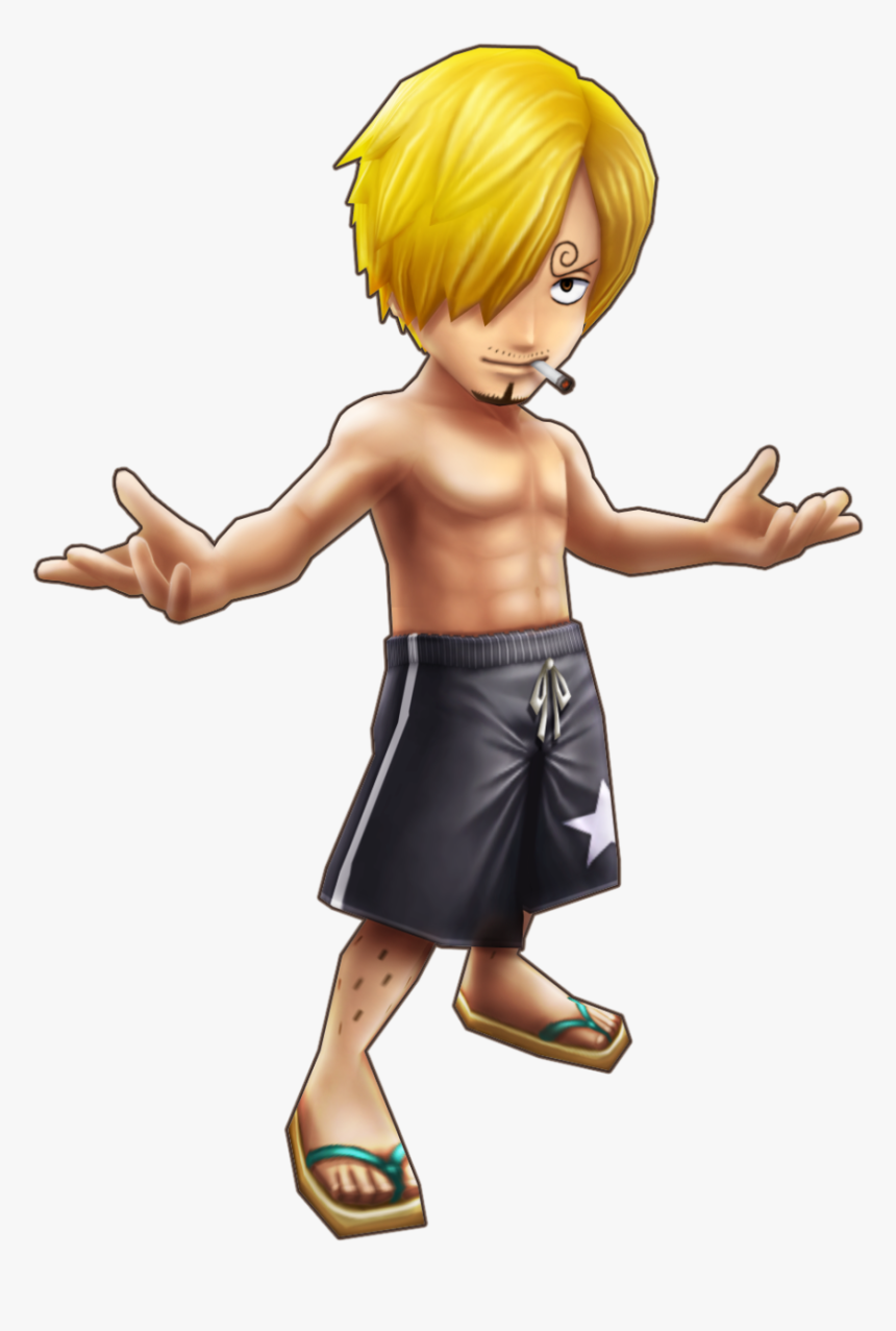 Sanji Swimwear Thousand Storm - One Piece Thousand Storm Sanji, HD Png Download