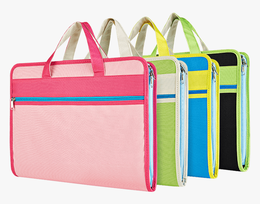 Amazon Hot A4 Canvas Oxford 13 Pocket Colorful Expanding - Handbag, HD Png Download