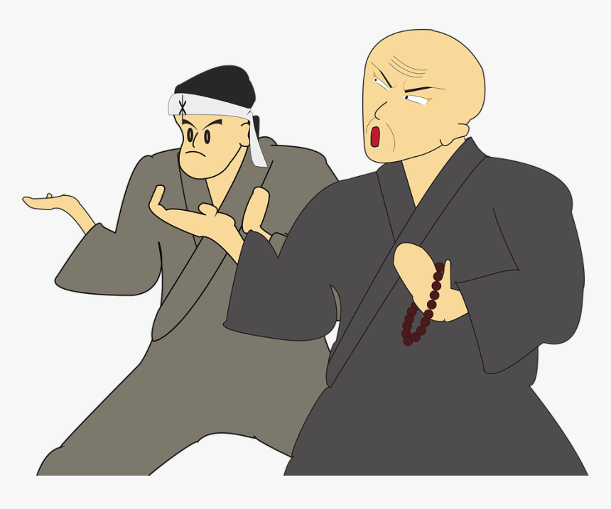 Karate Kid, Best Kid, Monk, Japan, Karate, Master - Illustration Karate Red Teacher, HD Png Download