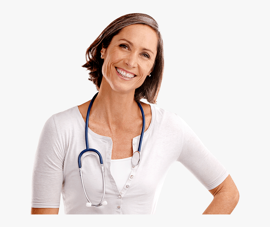 A Female Doctor Smiling At The Camera - Woman, HD Png Download
