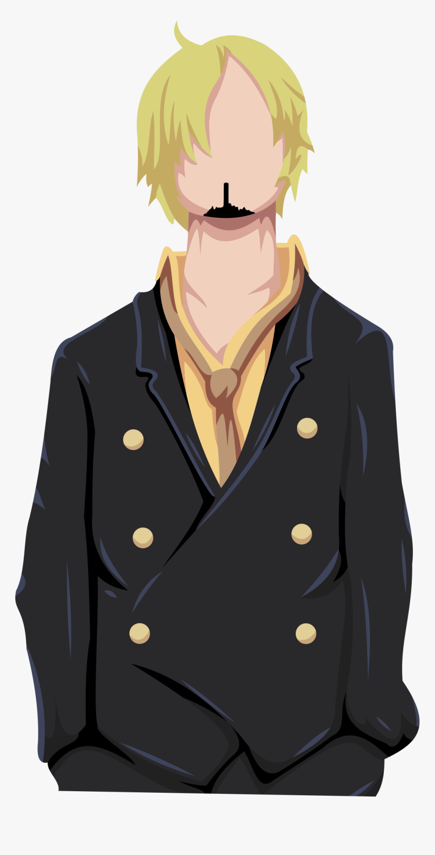 Blazer - Sanji One Piece Minimalist, HD Png Download