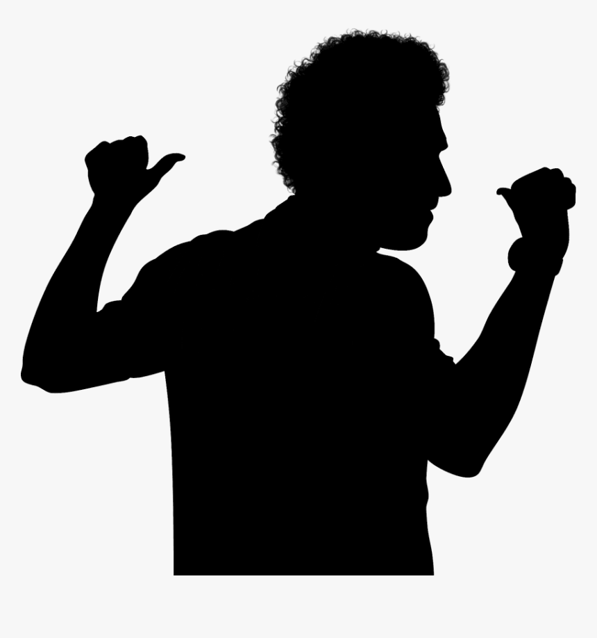 Microphone Human Behavior Silhouette Font - Silhouette, HD Png Download