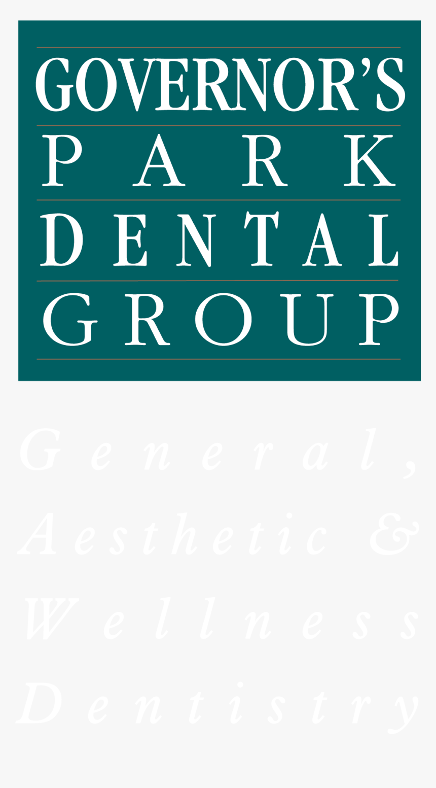 Governors Park Dental Group Logo2 White - Poster, HD Png Download