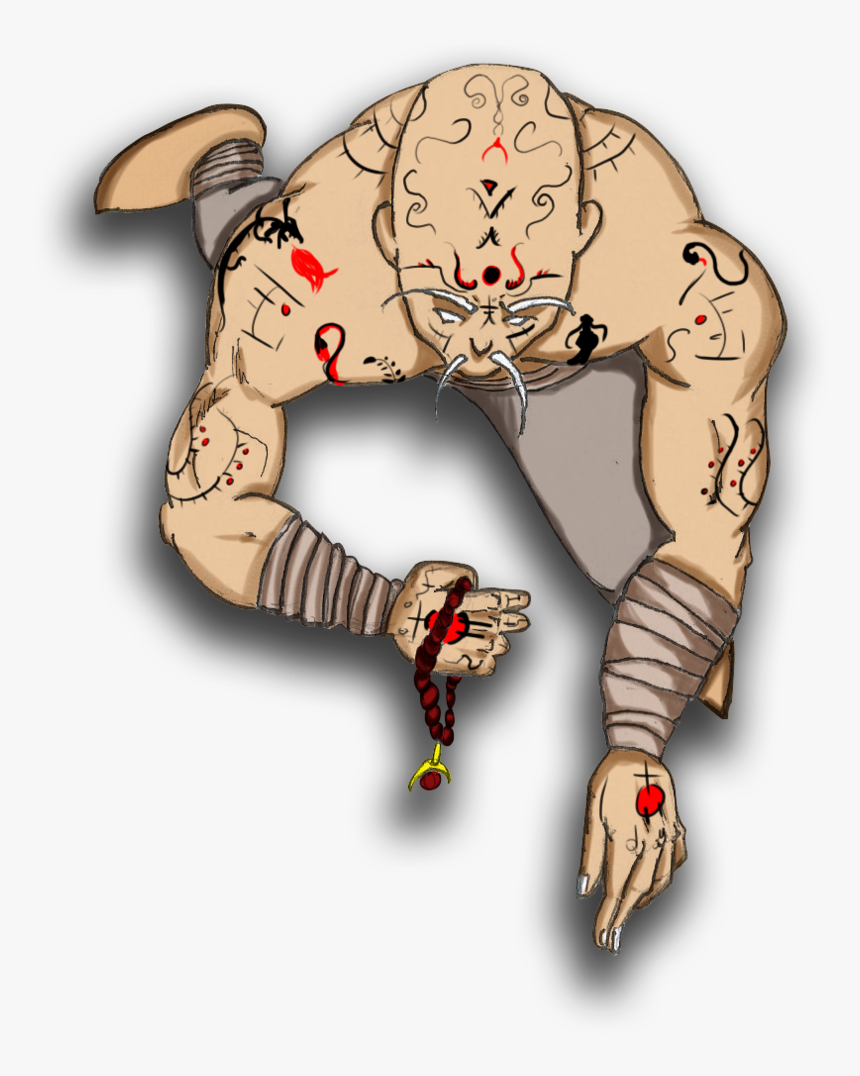 Clip Art Drawing Martial Arts Others - Roll 20 Monk Token, HD Png Download