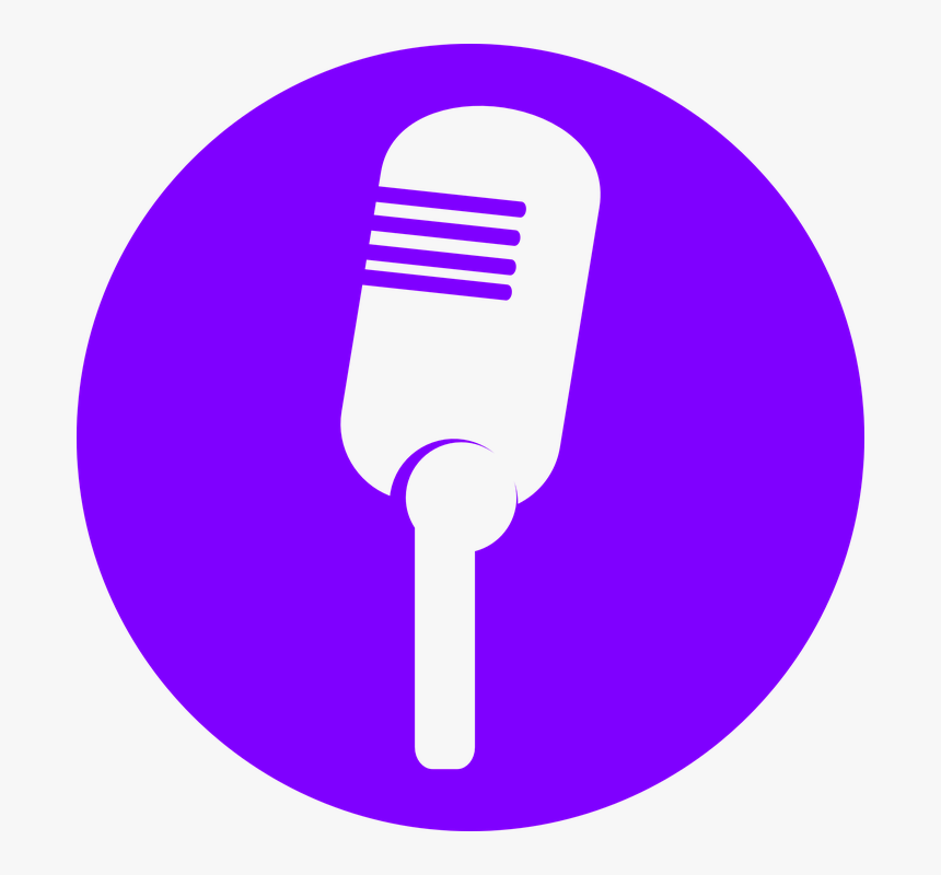 Microphone, Voice, Sound, Music, Talk, Silhouette - Microphone Clip Art, HD Png Download