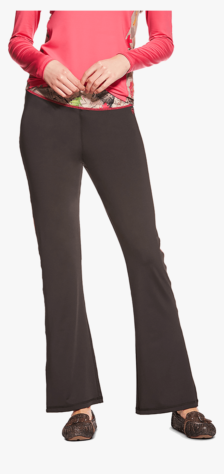 Ariat Hot Leaf Black Yoga Pants - Girl, HD Png Download