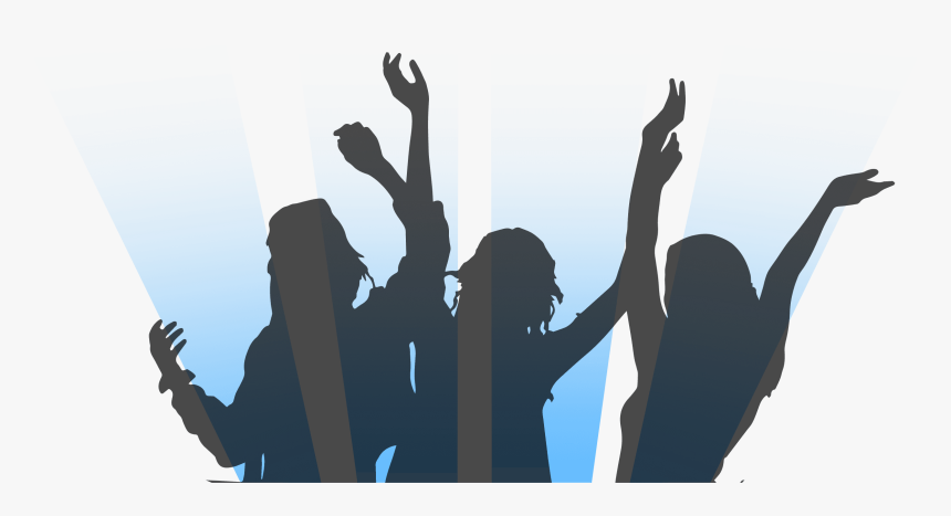 Nightclub - People With Their Friends, HD Png Download