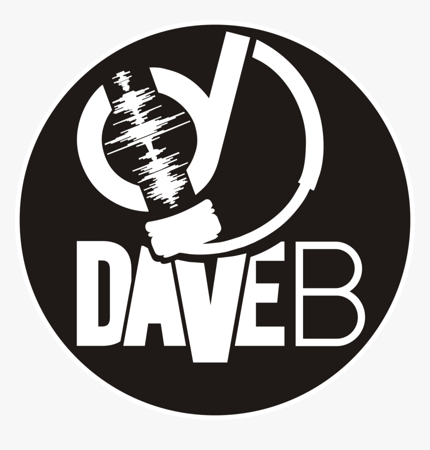Chalk Dj Png - Dj Dave Logo, Transparent Png