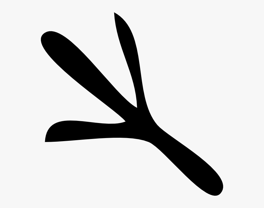 Turkey Tracks Clipart - Chicken Foot Clip Art, HD Png Download