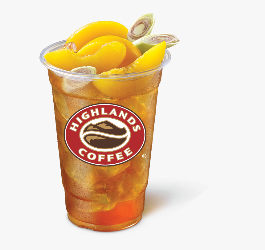 Peach Lemongrass Tea - Trà Thạch Vải Highland, HD Png Download