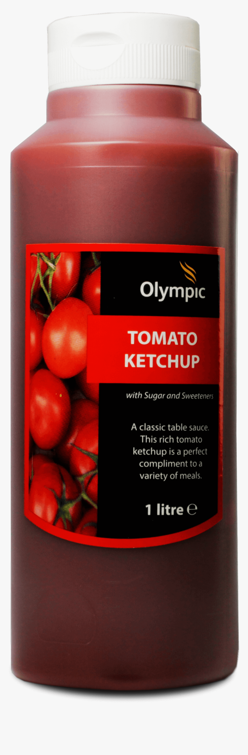 Olympic Tomato Ketchup 1l Bottle - Plum Tomato, HD Png Download
