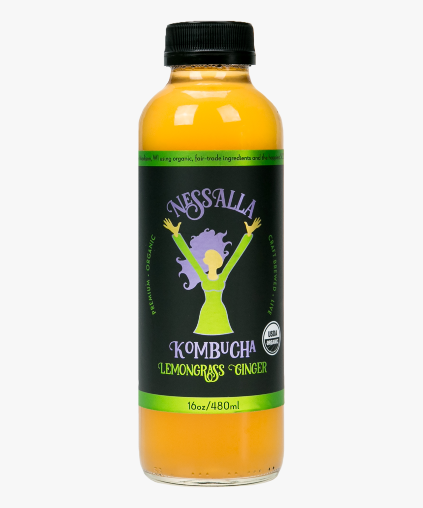 New Nessalla Kombucha Lemongrass Ginger, HD Png Download