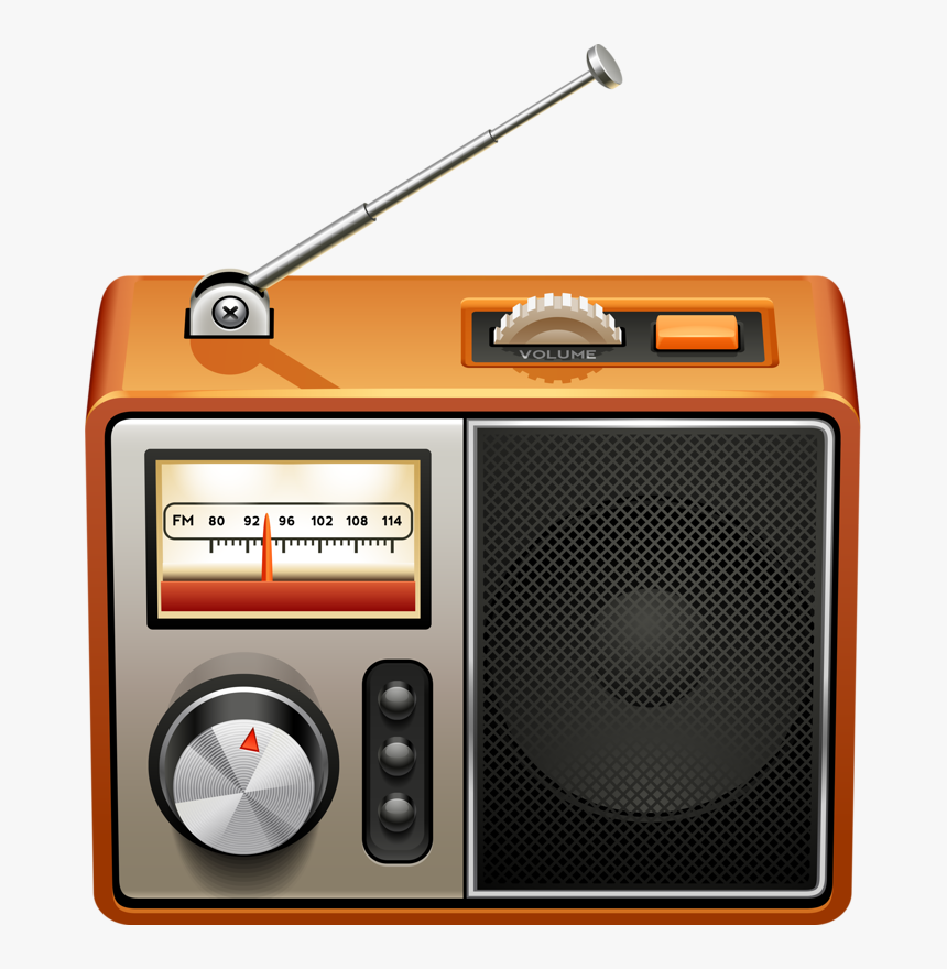 Transparent Old Radio Png - Old Radio Clip Art Png, Png Download