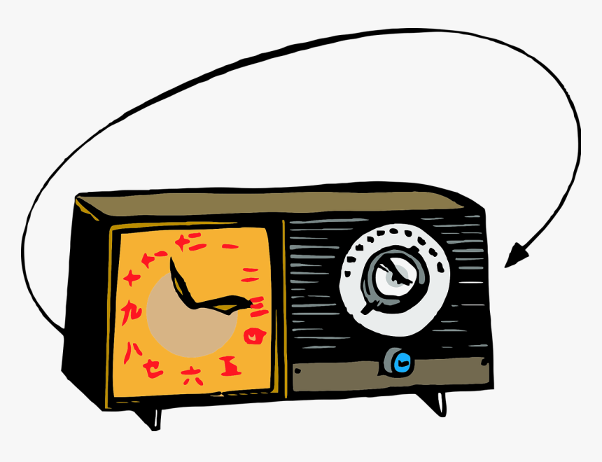 Transparent Radio Cartoon Png, Png Download