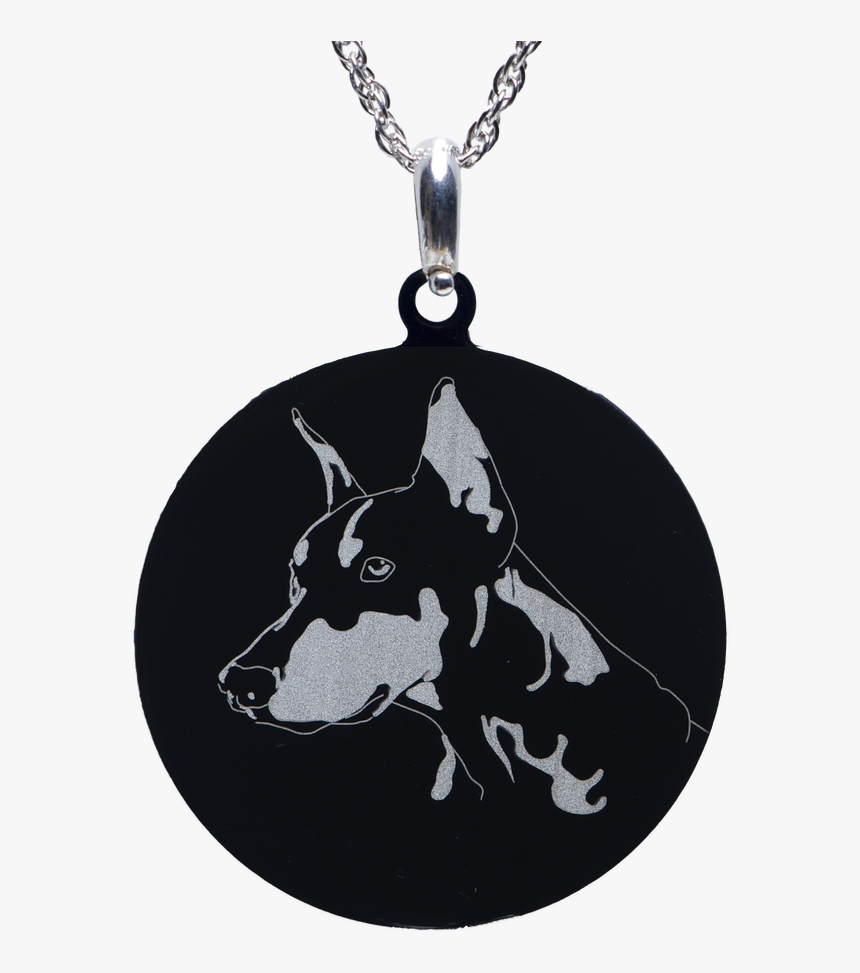 Doberman Charm Dog - Pendant, HD Png Download