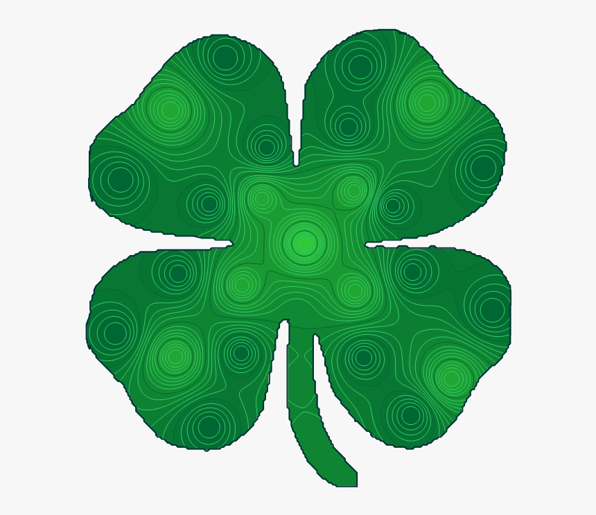 Blue 4 Leaf Clover, HD Png Download