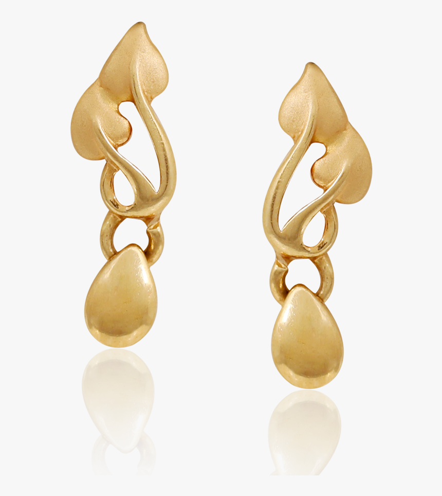 Adorable Gold Leaves Earrings - Earrings, HD Png Download