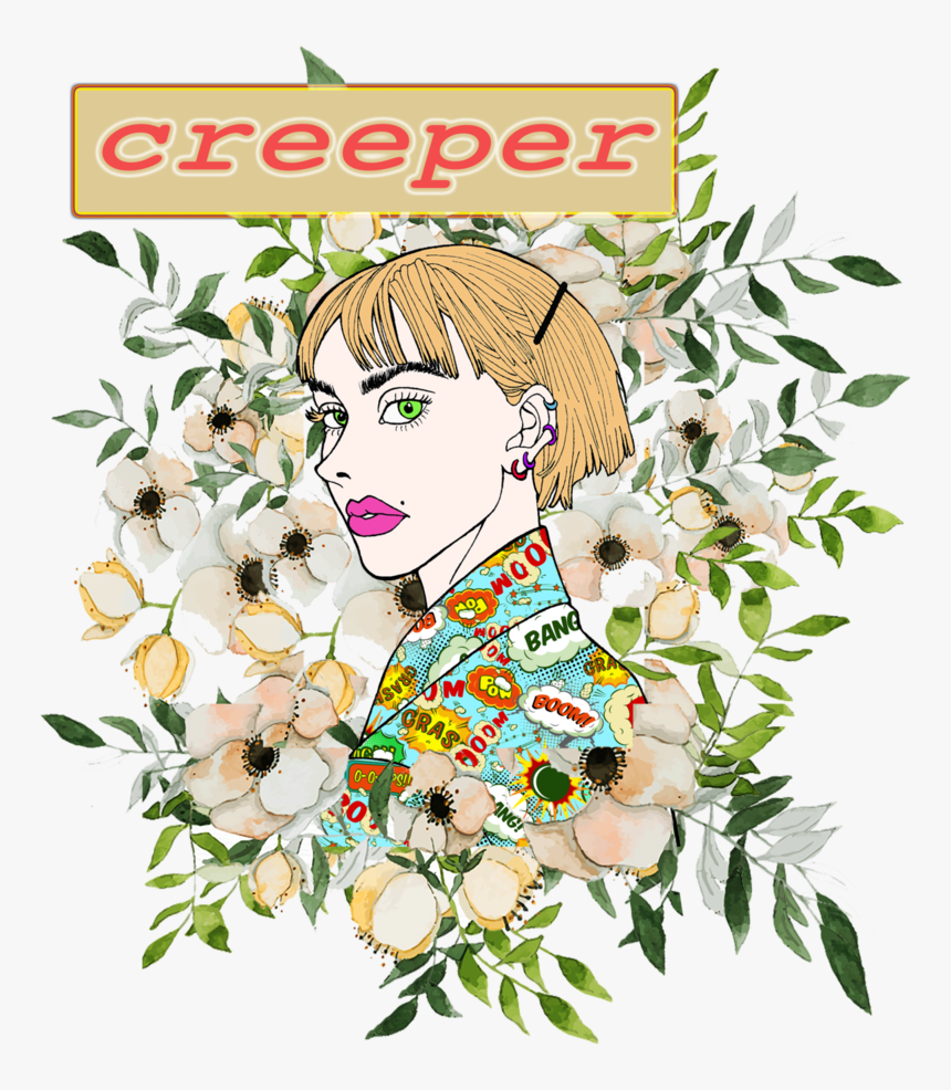 Transparent Creepers Png - Moldura Decorativa Formato Rombo Rosas, Png Download