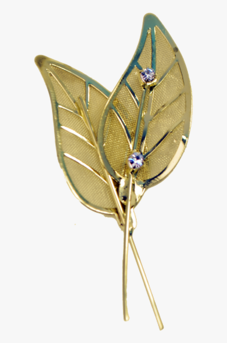 Decorative Craft Accessory Gleaming Leaves Gold - Badge, HD Png Download