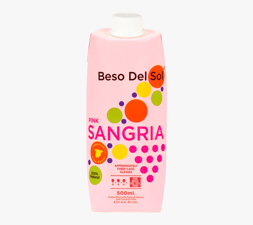Beso Del Sol Rose Sangria Tetra Pack - Beso Del Sol Sangria, HD Png Download