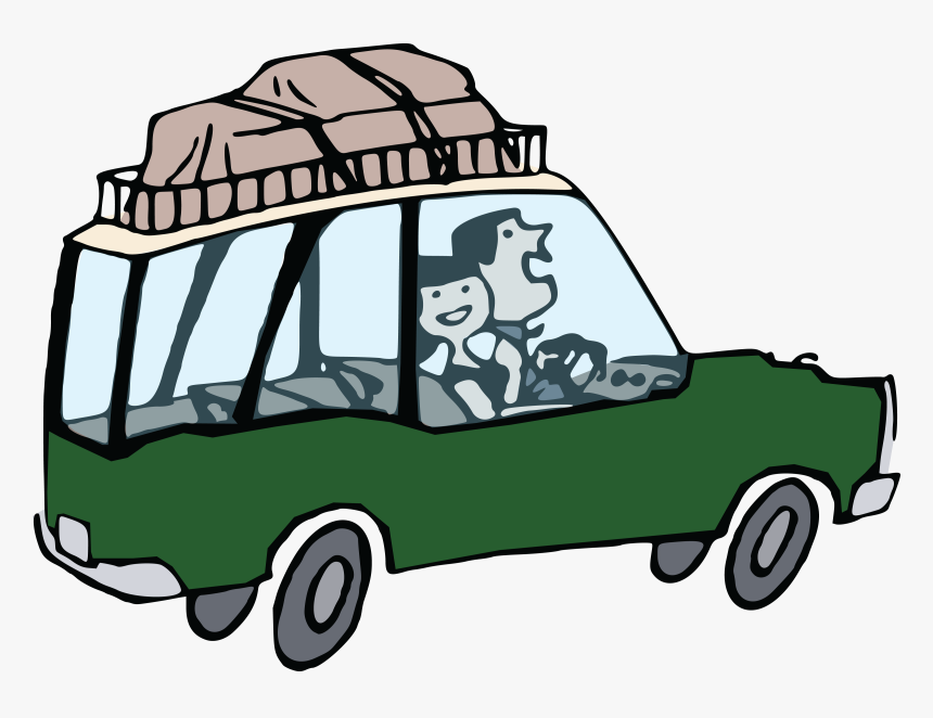 Free Clipart Of A Couple On A Road - Road Trip Png, Transparent Png