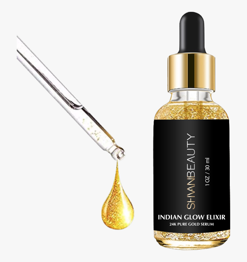 Indian Glow Elixir 24k Gold Serum - Perfume, HD Png Download
