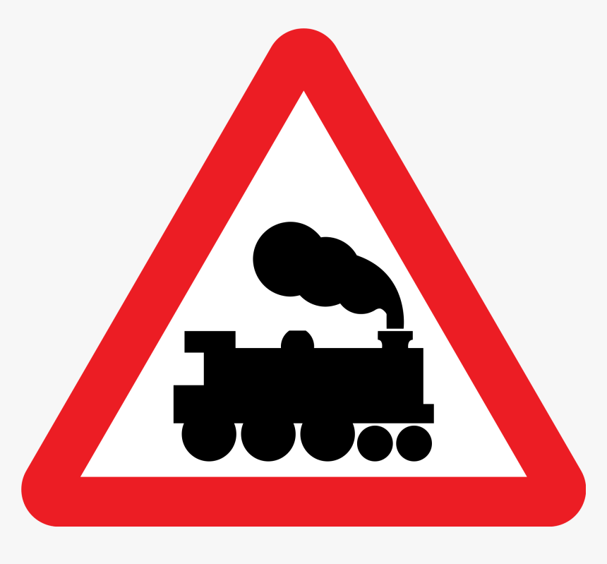 Dirt Road Png Download - Level Crossing Without Barrier Sign, Transparent Png