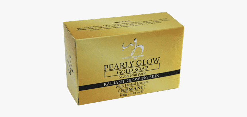 Pearly Glow Gold Soap - Box, HD Png Download
