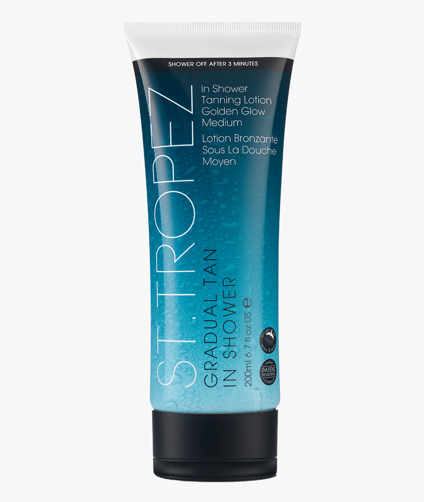 Tropez Gradual Tan In Shower Golden Glow Tanning Lotion - Cosmetics, HD Png Download