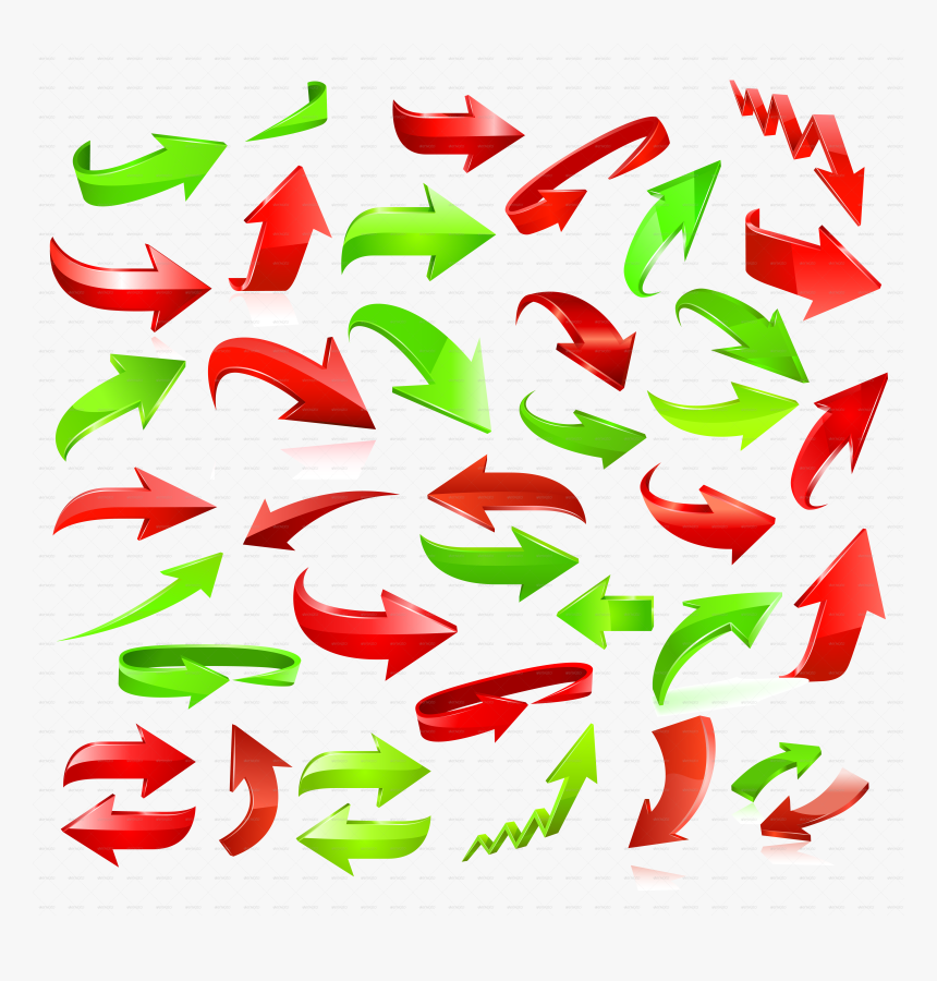 Set Of Arrows Png, Transparent Png