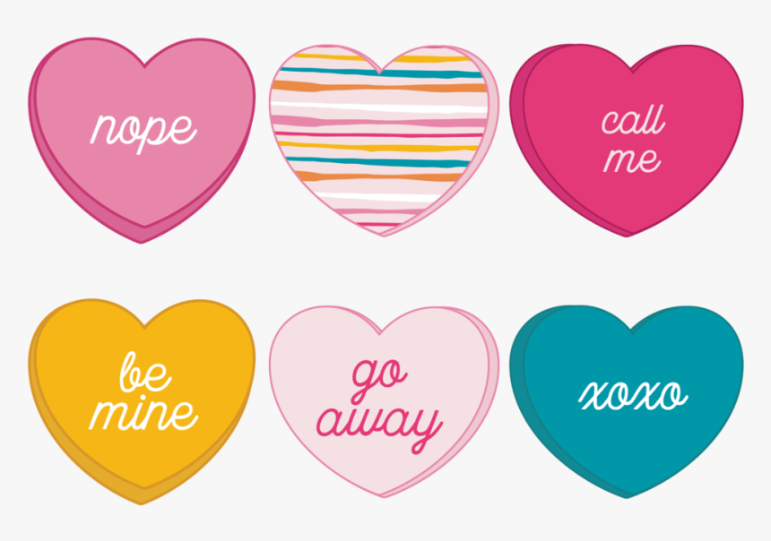 Candy Heart Illustrations , Png Download - Heart, Transparent Png