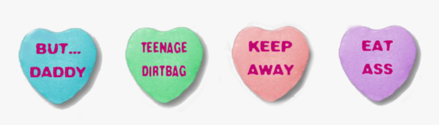 My First Candy Conversation Hearts - Transparent Candy Hearts, HD Png Download
